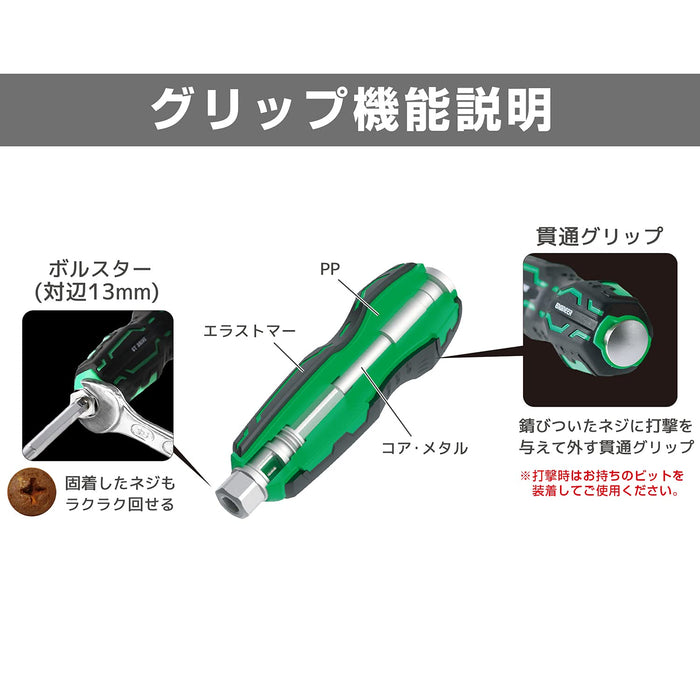 Engineer Nejisaurus Gt Drive 01 Ball Grip Pen Driver w/Bolster & Bit for Crushed Screws DZ-71