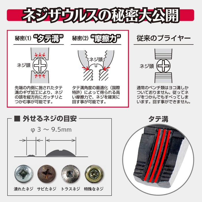 工程師 Nejisaurus Gt 螺絲 Pz-58 綠色 Φ3-9.5mm