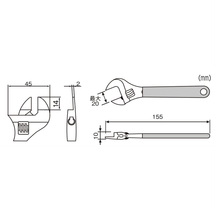 Engineer Smart Monkey TWM-03 155mm Thin Tip