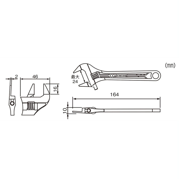 Engineer Smart Monkey Thin Tip 164Mm TWM-07