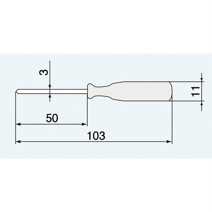 Engineer Driver 2.6x0.35 50mm DS-12