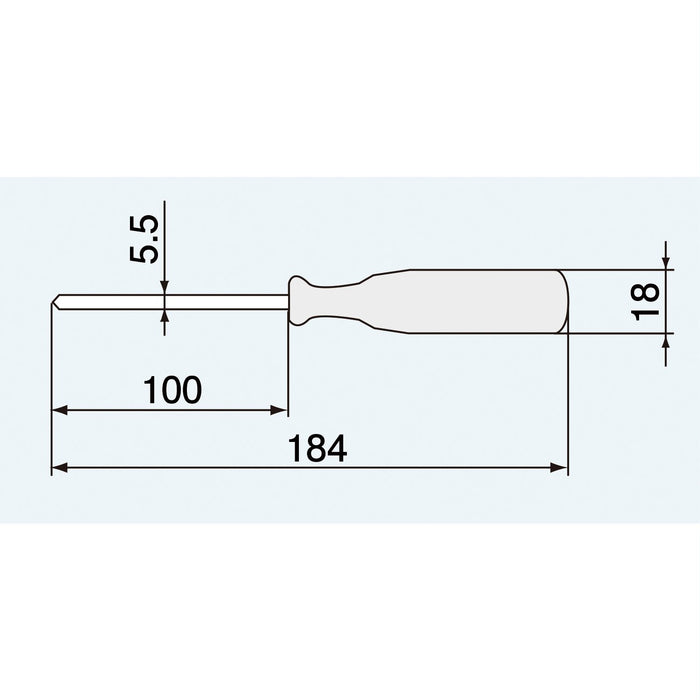 Engineer Standard Driver 5.5x0.7 100mm DS-54