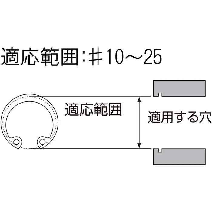 Engineer PZ-18 卡環鉗 #10-25 C/R/B 形狀 綠色