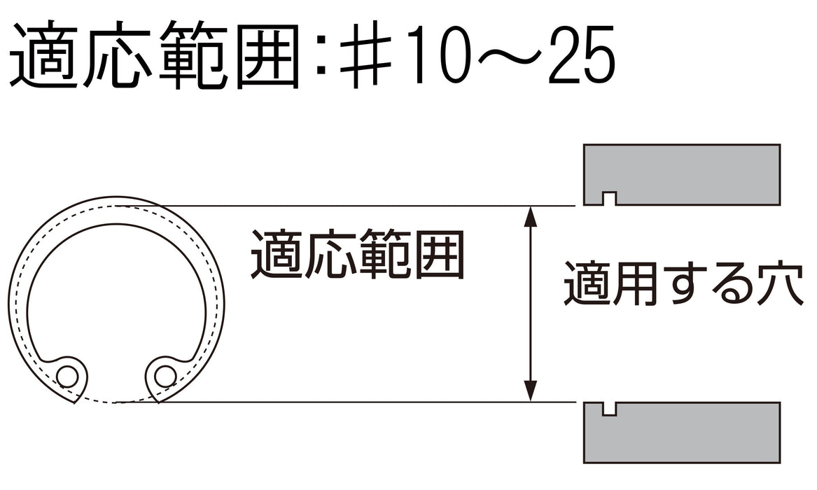 Engineer PZ-18 卡環鉗 #10-25 C/R/B 形狀 綠色