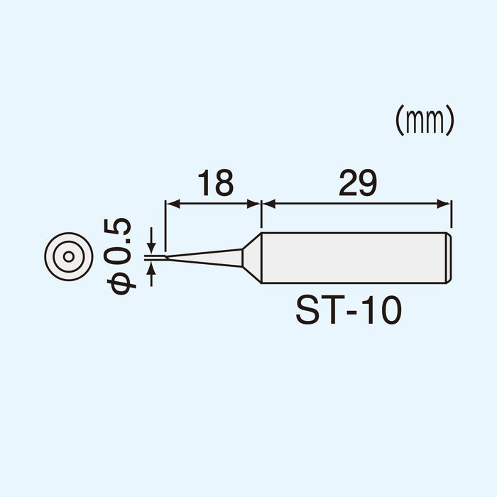 工程师 SK-30 ST-10 烙铁头 0.5x18mm