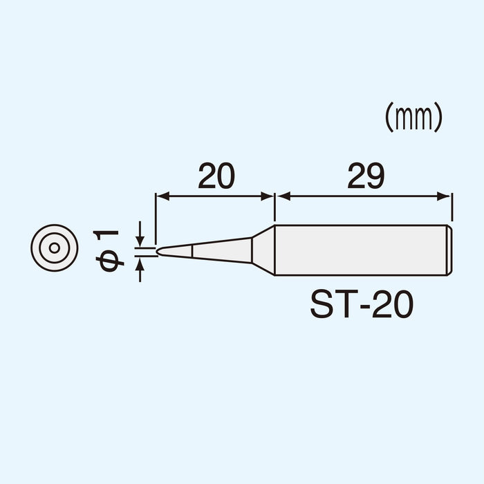 适用于 SK-40 系列的 Engineer ST-20 烙铁头