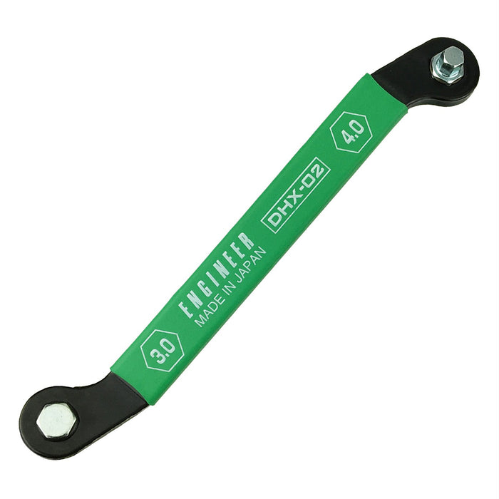 Engineer DHX-02 Thin Bent Wrench 3.0/4.0mm Hex Width