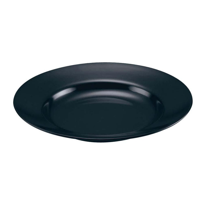 Entec Large Black Melamine Ramen Bowl Saucer