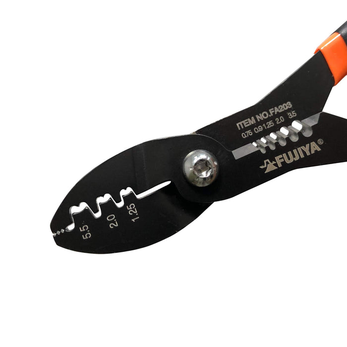 Fujiya Fa203 Electrical Pliers Mini (For Faston Terminals)