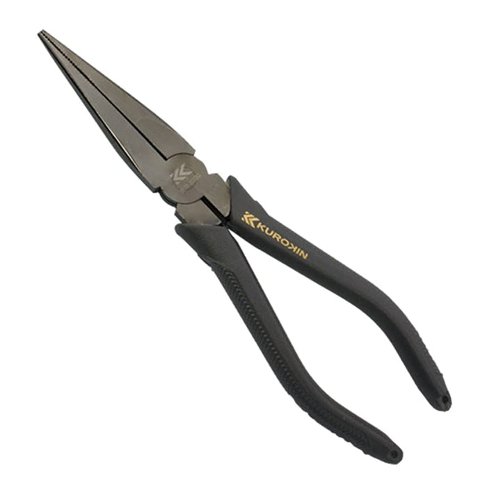 Fujiya 353R-200Bg Mechanic Pliers Black Gold Cross Knurled