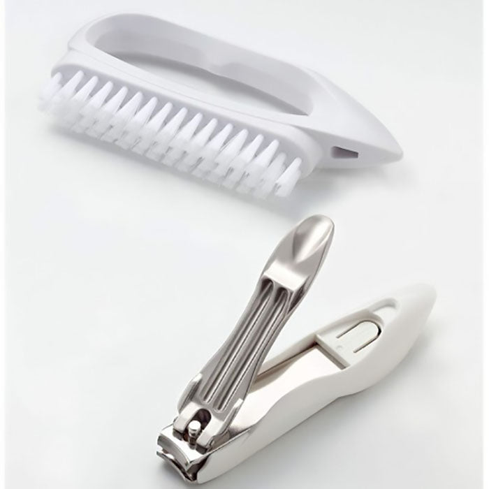 Premium Nail Clipper Brush Set by Green Bell Japan - Masterful Grooming Kit