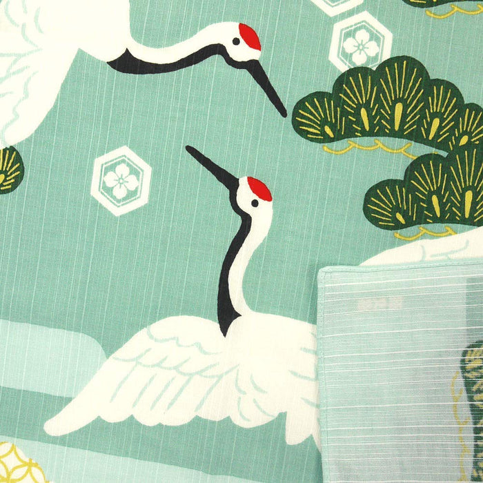 Japanese Kotobuki Cranes Dance Wrapping Cloth - 50cm