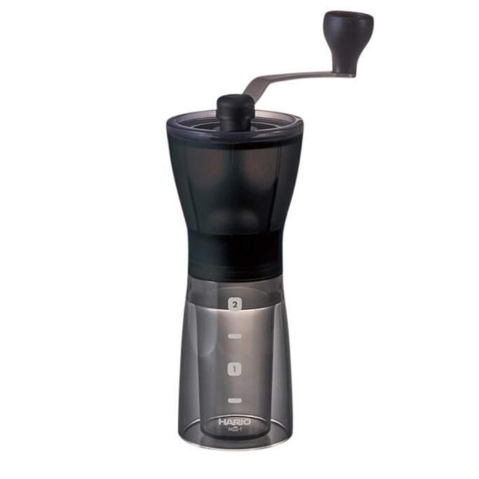 Hario Mini Slim Plus Black Ceramic Coffee Grinder - Japan's Top Choice