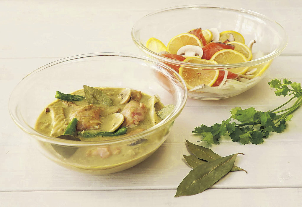 Hario Heat-Resistant Glass Bowls 2pcs Transparent