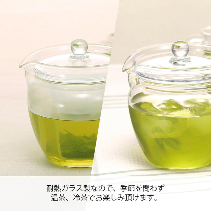 Hario Heat-Resistant Glass Teapot Tea/Jujube 2P 360ml CHRN-2N