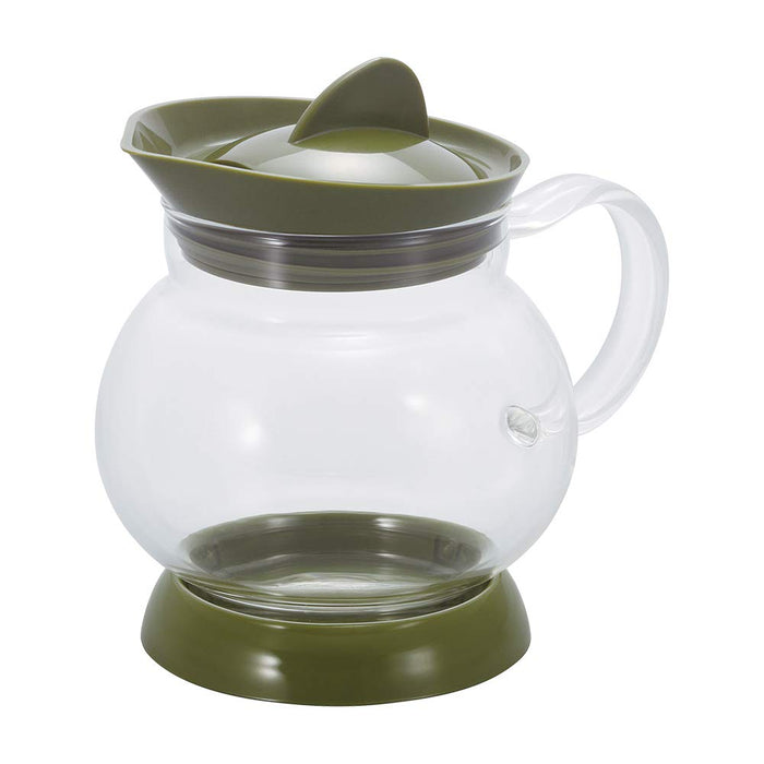 Hario Olive Green Jumping Tea Server 350Ml JTS-35-Og