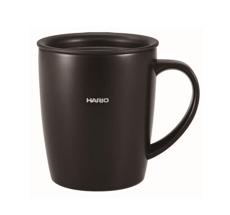 Hario Mug Bottle SMF-300-B 300ml Black Thermal Mug w/Lid