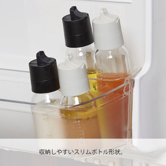 Hario 240Ml Black Dressing Bottle - One Touch Design