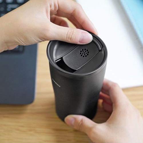 Hario STF-300-B Black 300ml Thermal Tumbler w/Lid