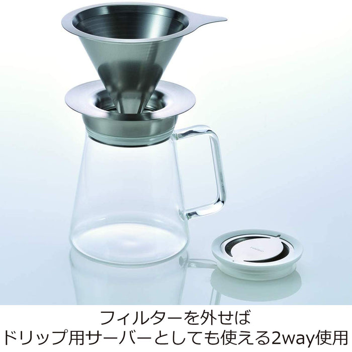 Hario 日本茶壶壶嘴 450 毫升 透明 - 360 度倾倒