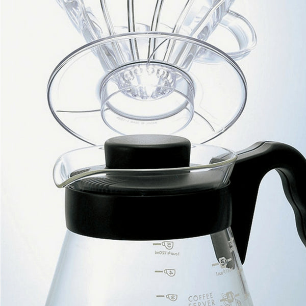 Hario V60 Glass Coffee Server with Angled Handle - 700ml