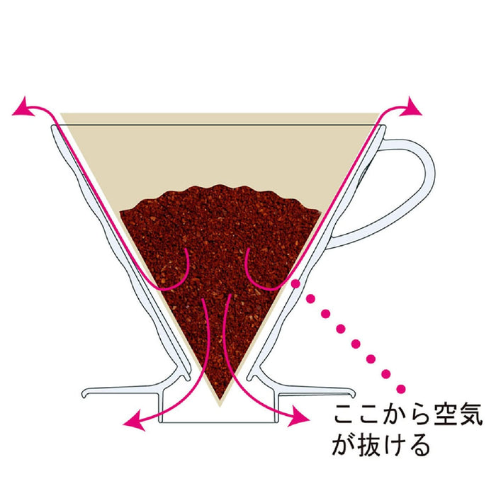 Hario V60 玻璃滴頭 01 白日 VDGR-01-W 1-2 杯