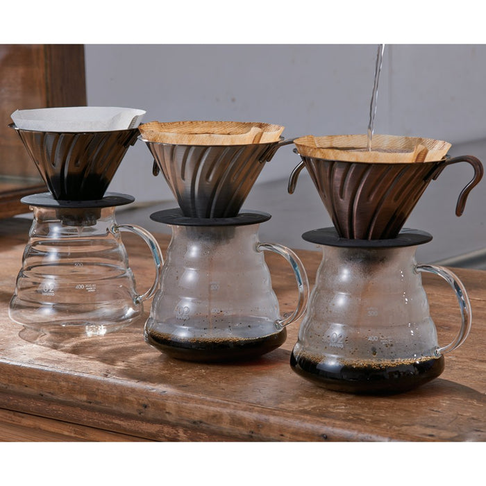 Hario V60 金属滴头 VDM-02Hsv 1-4 杯 银色 日本