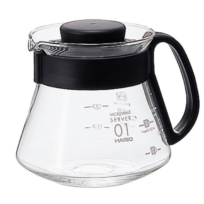 Hario V60 Range Server 360Ml Black - Japanese Made Xvd-36B