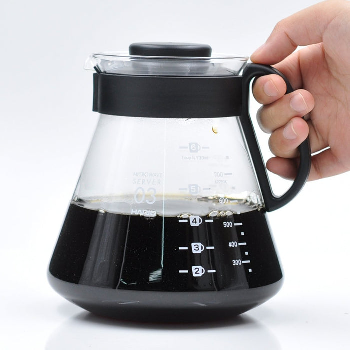 Hario V60 Range Server 800Ml Black - Authentic Japanese Craftsmanship