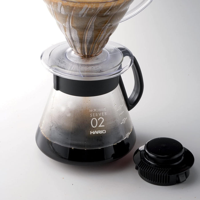 Hario V60 黑色系列服务器 - 日本，2-5 杯（Xvd-60B）