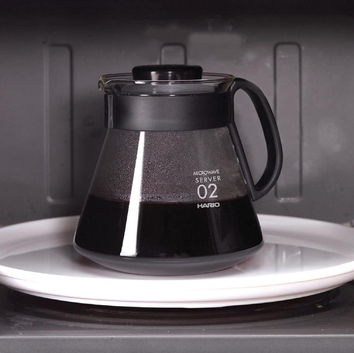 Hario V60 黑色系列服务器 - 日本，2-5 杯（Xvd-60B）