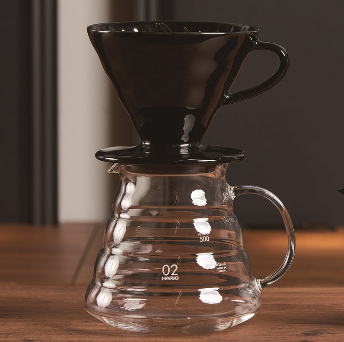 Hario V60 咖啡滴滤器 KDC-02-B 400ML 黑色