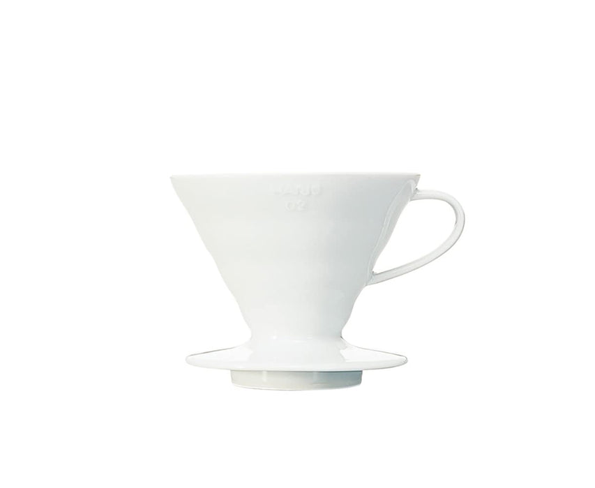 Hario V60 滴头 02 陶瓷白色 1-4 杯 VDCR-02-W