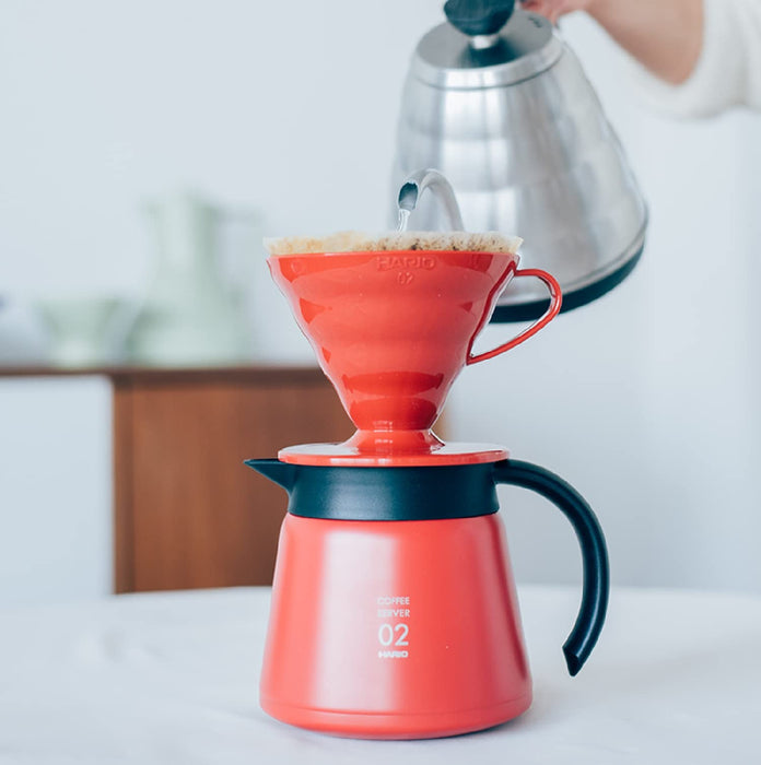 Hario V60 Dripper 02 Red 1-4 Cups Coffee Hand Drip Japan VDR-02-R