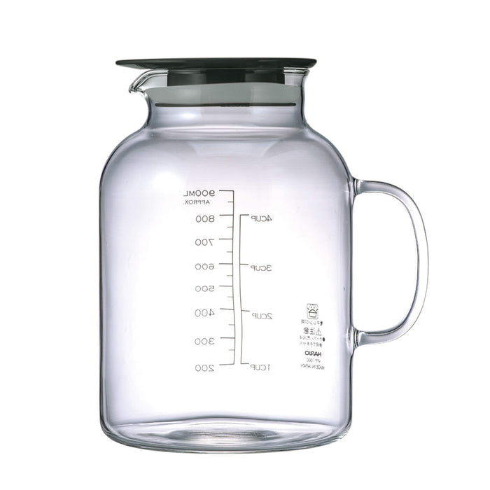 Hario 1000ml 黑醋储存容器 - 日本制造