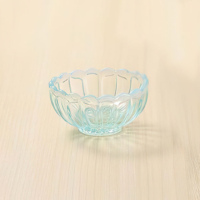 Hirota Glass Japan Yukinohana Blue Mini Bowl - Premium Soda-Lime Glass