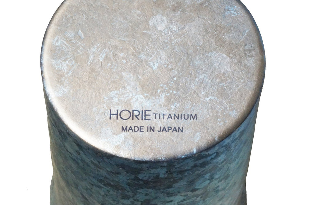 Horie Japan Tsubame Titanium Double Layer Tumbler - Gradation Blue 2 Pcs Set