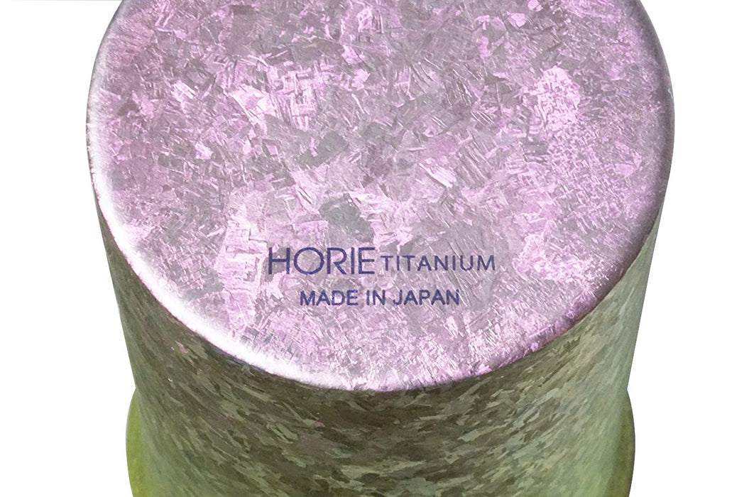 Horie 日本 Tsubame 鈦金粉紅雙層玻璃杯套裝