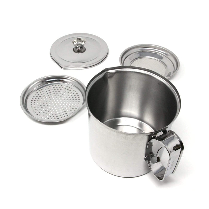 Ichibishi Stainless Steel Oil Storage Pot - Premium Japanese Design