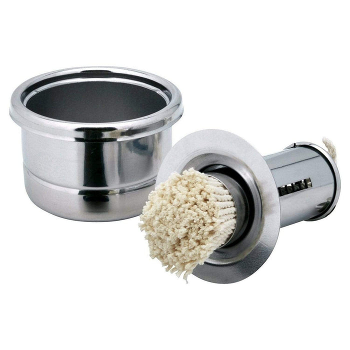 Ichibishi Stainless Steel Takoyaki Basting Mop Oil Dispenser - Small Cotton Head