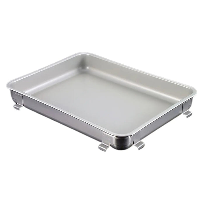 Ikeda Stainless Steel Antibacterial Tray - 350x265x45mm