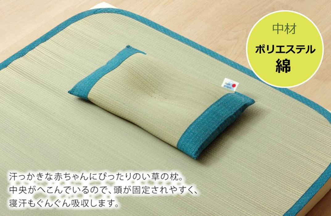 Ikehiko Japan Flat Pillow 30X20Cm Blue - Quality Sleep Essential