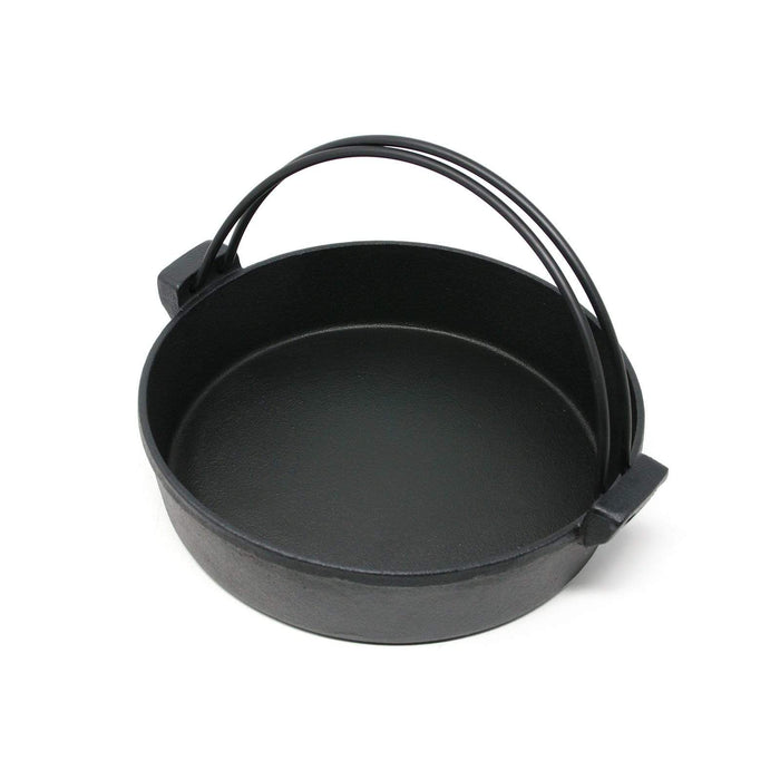 Ikenaga 20cm Induction Cast-Iron Sukiyaki Pan with Dual Handles