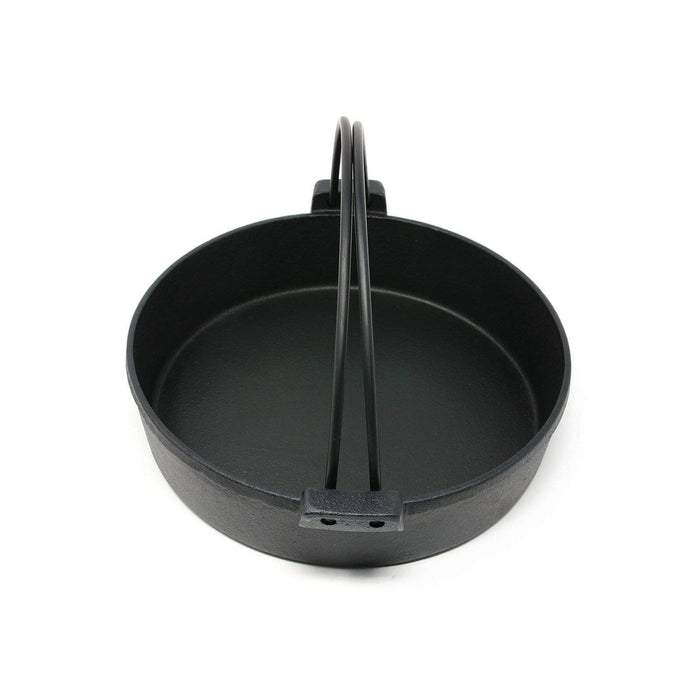 Ikenaga 20cm Induction Cast-Iron Sukiyaki Pan with Dual Handles