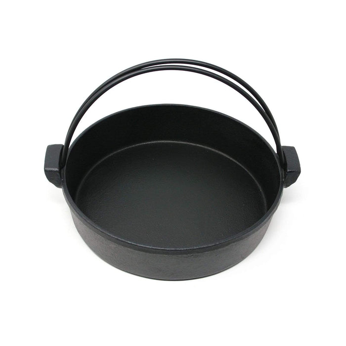 Ikenaga 24cm Induction Cast-Iron Sukiyaki Pan with Dual Handles