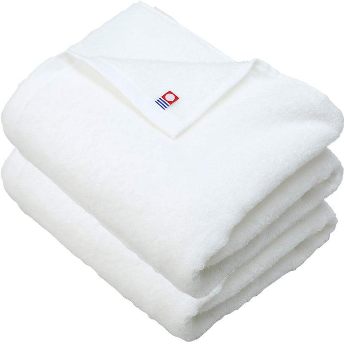 Imaa Imabari Towel Set - 100% Cotton, Fluffy & Absorbent, Quick Dry, White