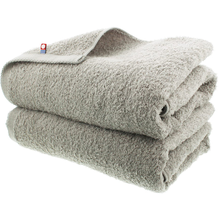 Imabari Factory Japan Certified Bath Towel - Light Gray 120X60Cm