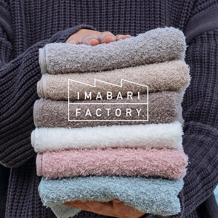 Imabari Factory 2-Pack Japanese Bath Towel, Smokey Blue, 120X60Cm