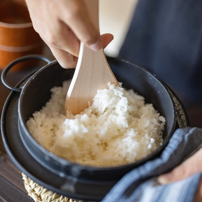 Iwachu Japan Cast Iron Rice Cooker Casserole - Authentic 3-Go Cooking Pot