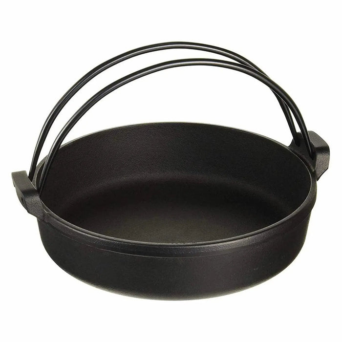 Iwachu Nambu Cast Iron Sukiyaki Pan - Authentic Japanese 20cm Skillet